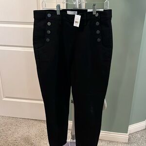 Loft Modern Skinny  black jeans. NWT. Size 31/12